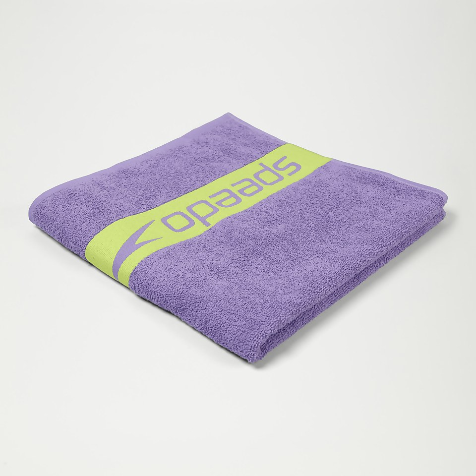 Serviette Speedo Border lilas