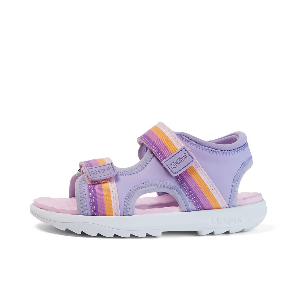 Junior Girls Kickster Sandal Purple