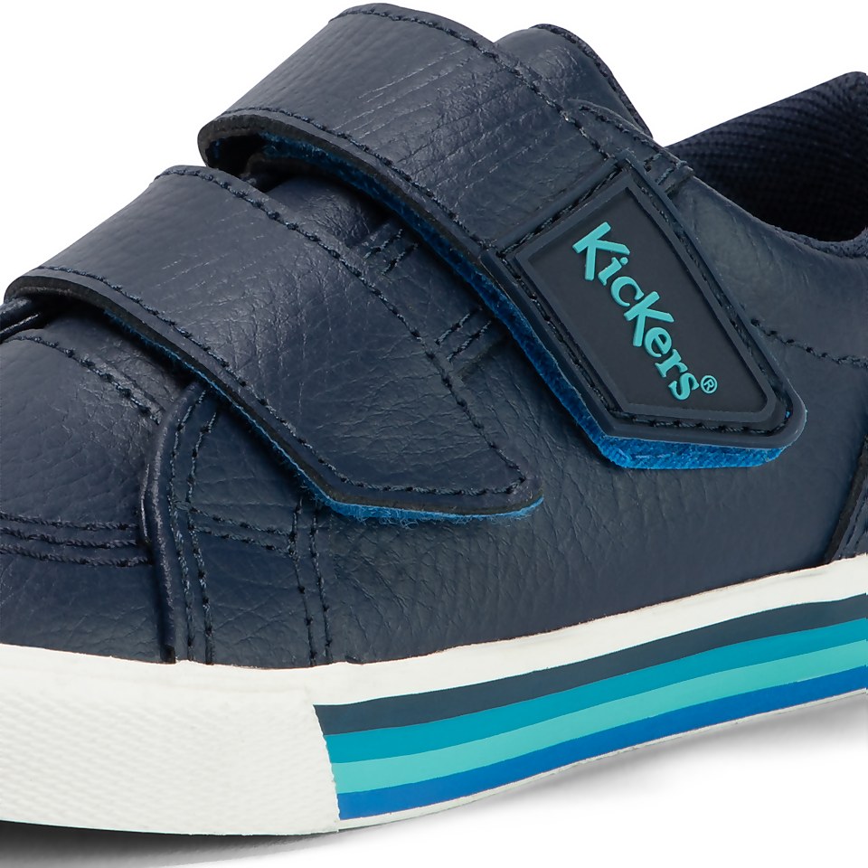 Infant Boys Tovni Double Vel Leather Navy