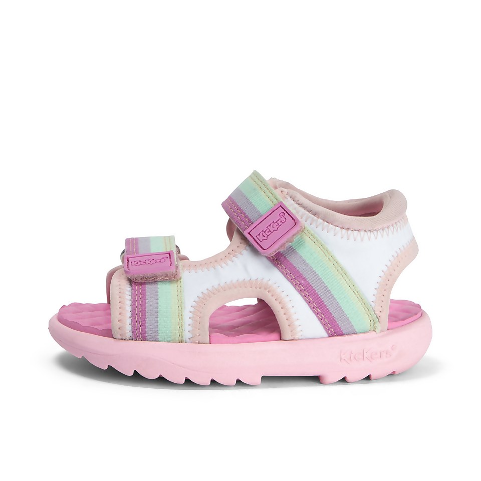 Infant Girls Kickster Sandal White