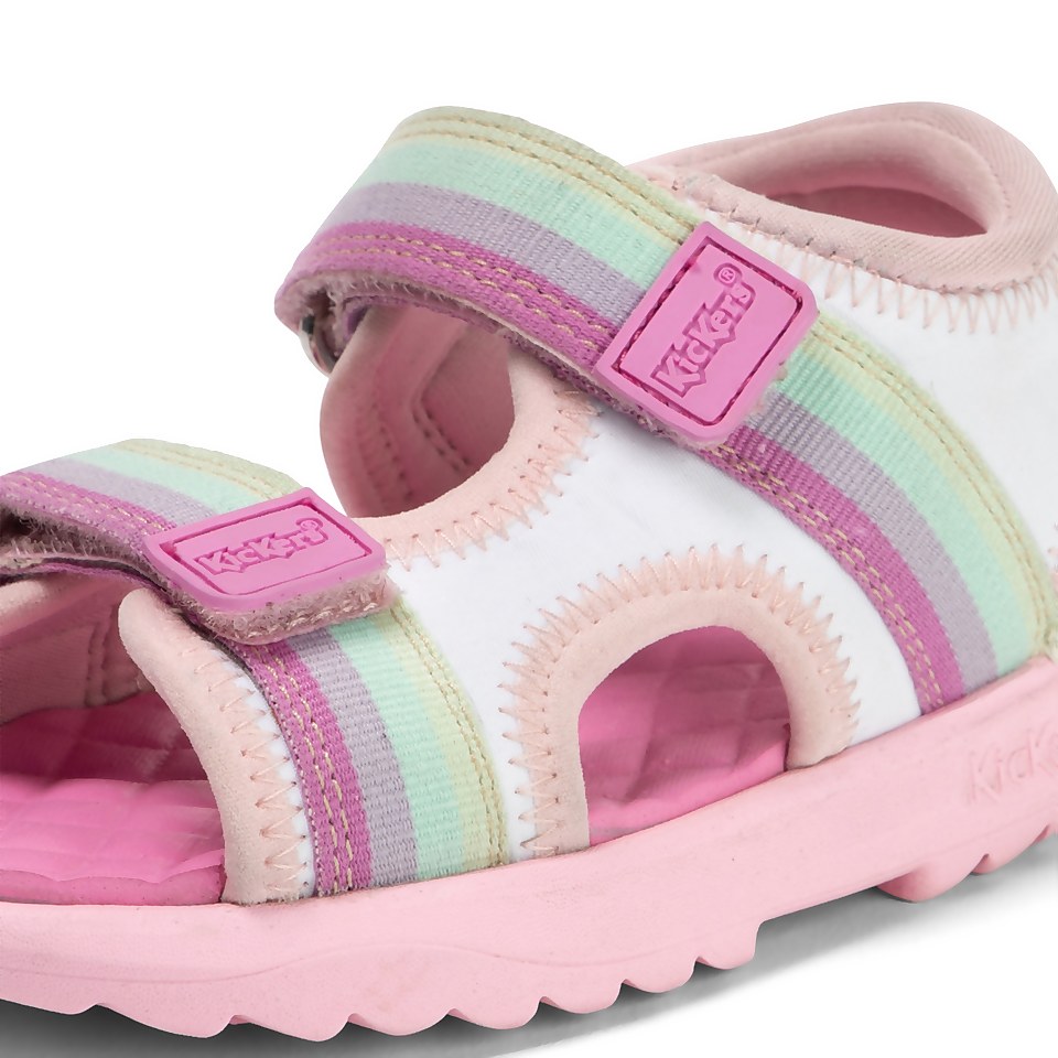 Infant Girls Kickster Sandal White