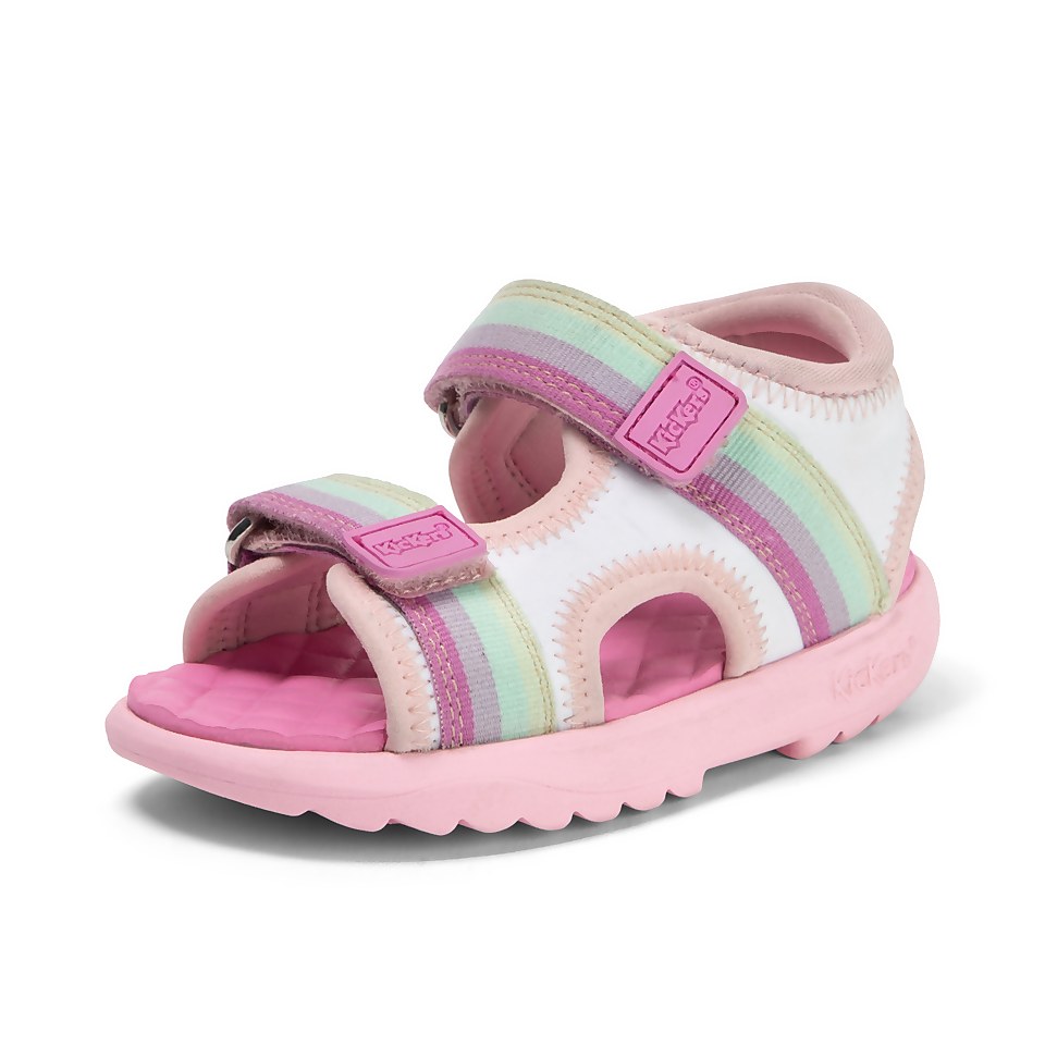 Infant Girls Kickster Sandal White