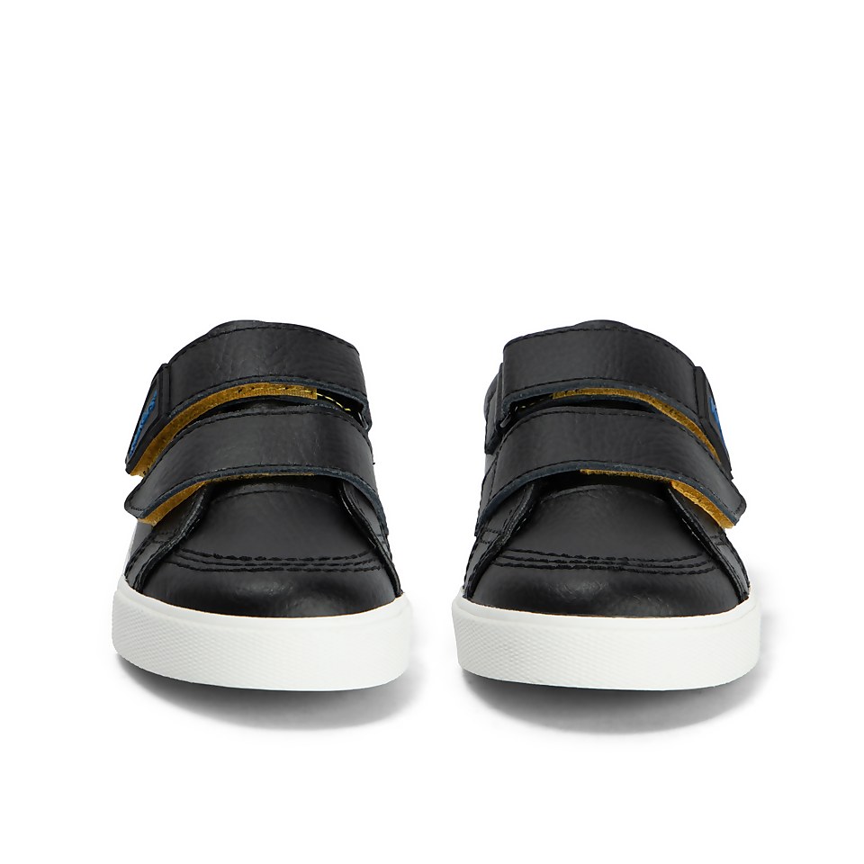 Infant Boys Tovni Double Vel Leather Black
