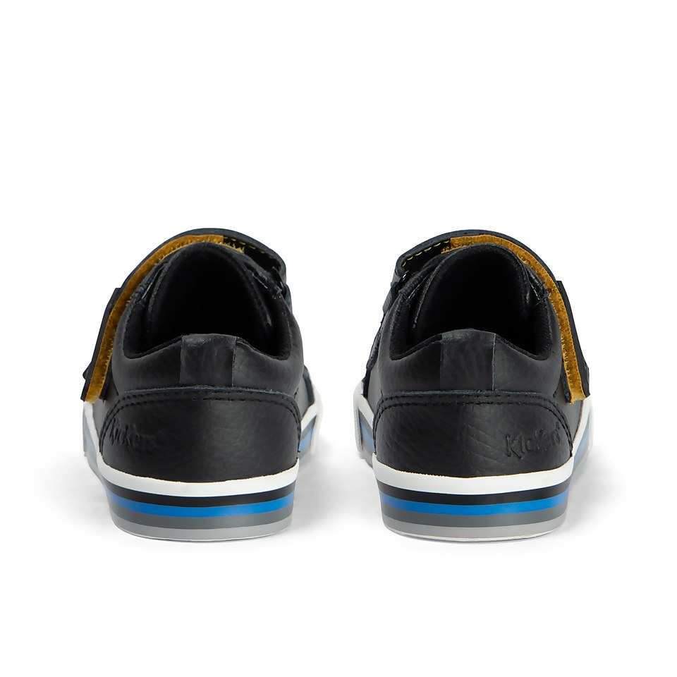 Infant Boys Tovni Double Vel Leather Black