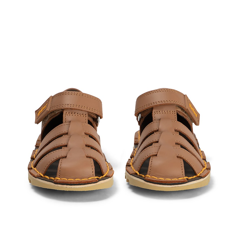 Infant Boys Kick Sandal Leather Tan