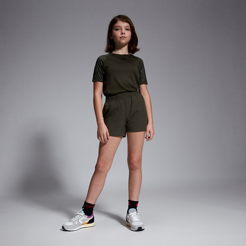 JUNIOR UNISEX WOVEN SHORTS GREEN