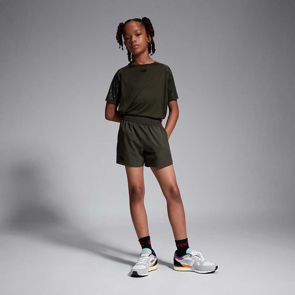 JUNIOR UNISEX WOVEN SHORTS GREEN