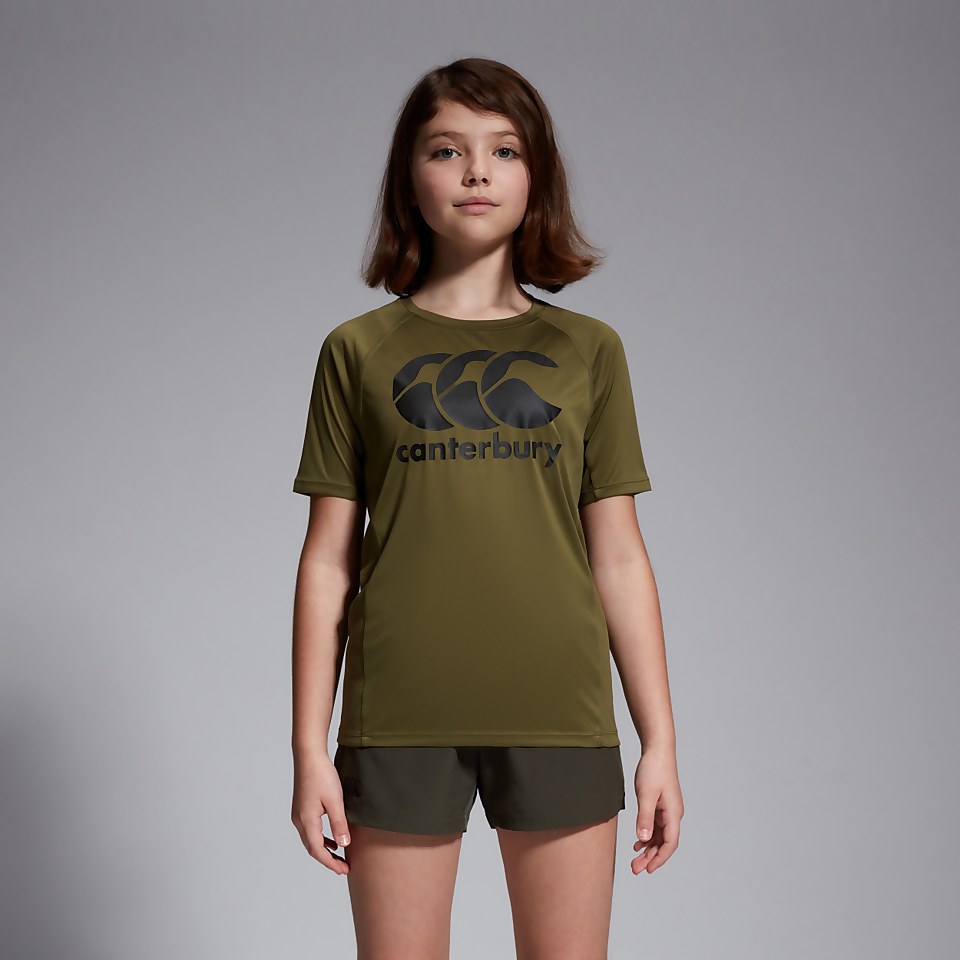 JUNIOR UNISEX SUPERLIGHT TEE OLIVE GREEN