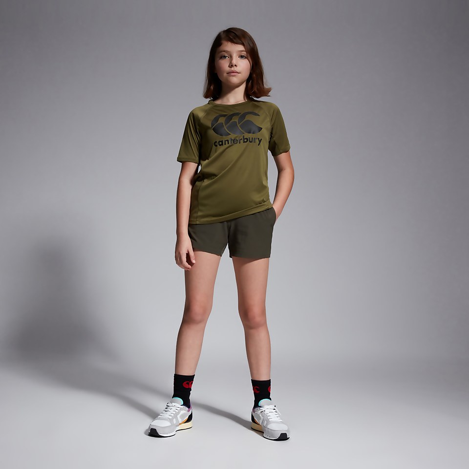 JUNIOR UNISEX SUPERLIGHT TEE OLIVE GREEN