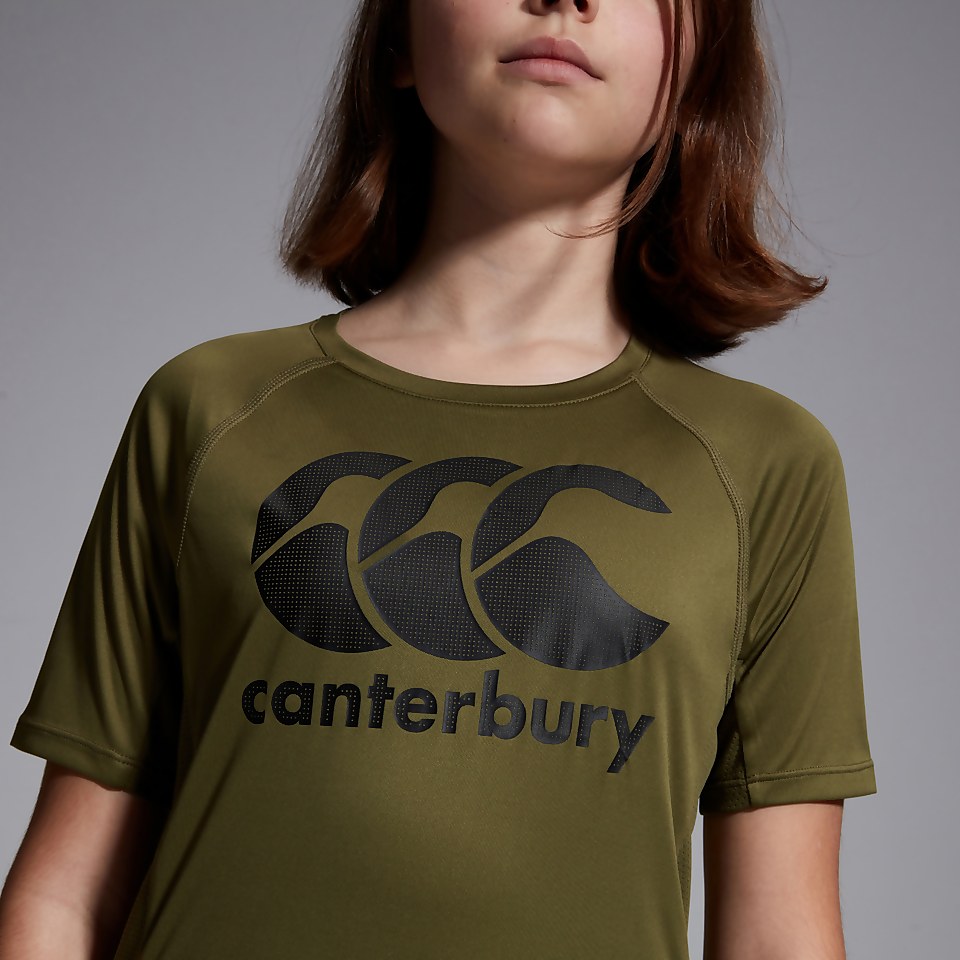 JUNIOR UNISEX SUPERLIGHT TEE OLIVE GREEN