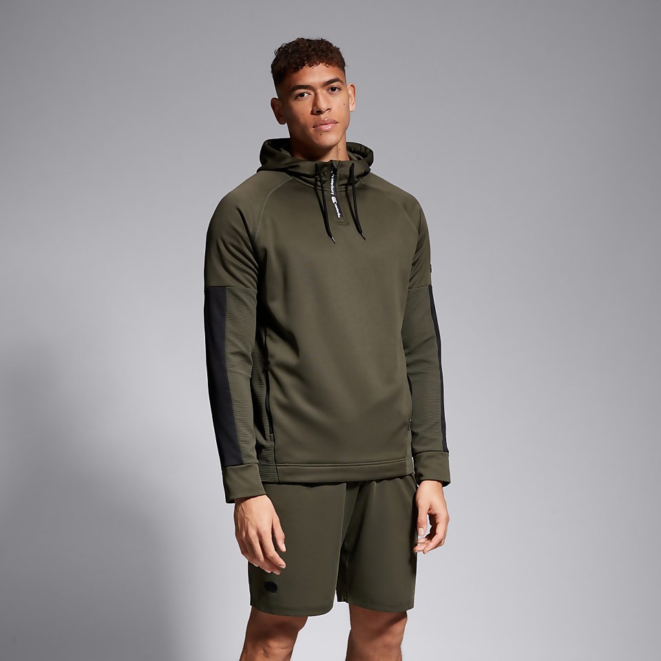 MENS OVERHEAD TRAINING HOODY GREEN