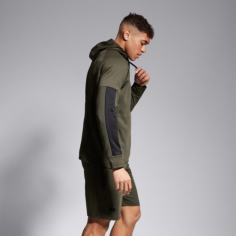 MENS OVERHEAD TRAINING HOODY GREEN