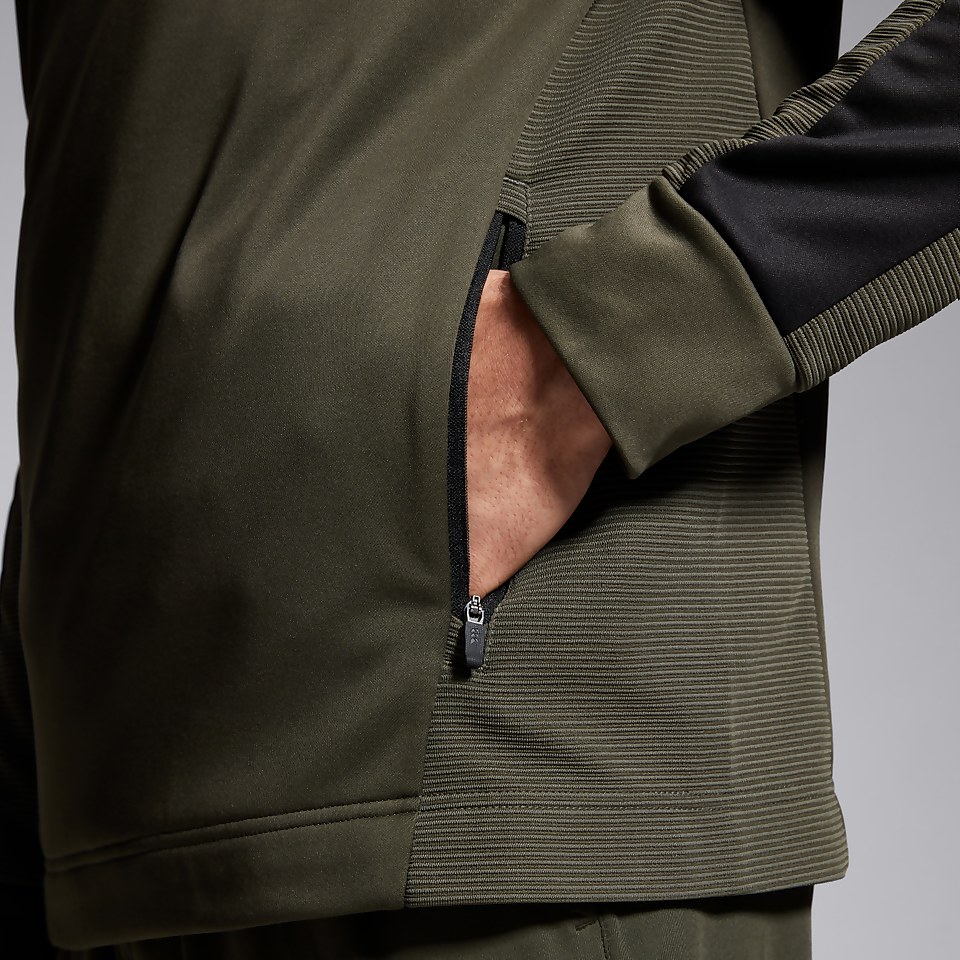 MENS OVERHEAD TRAINING HOODY GREEN