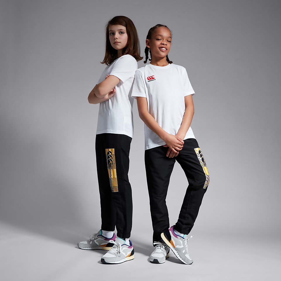 JUNIOR UNISEX UGLIES TAPERED CUFF STADIUM PANT BLACK
