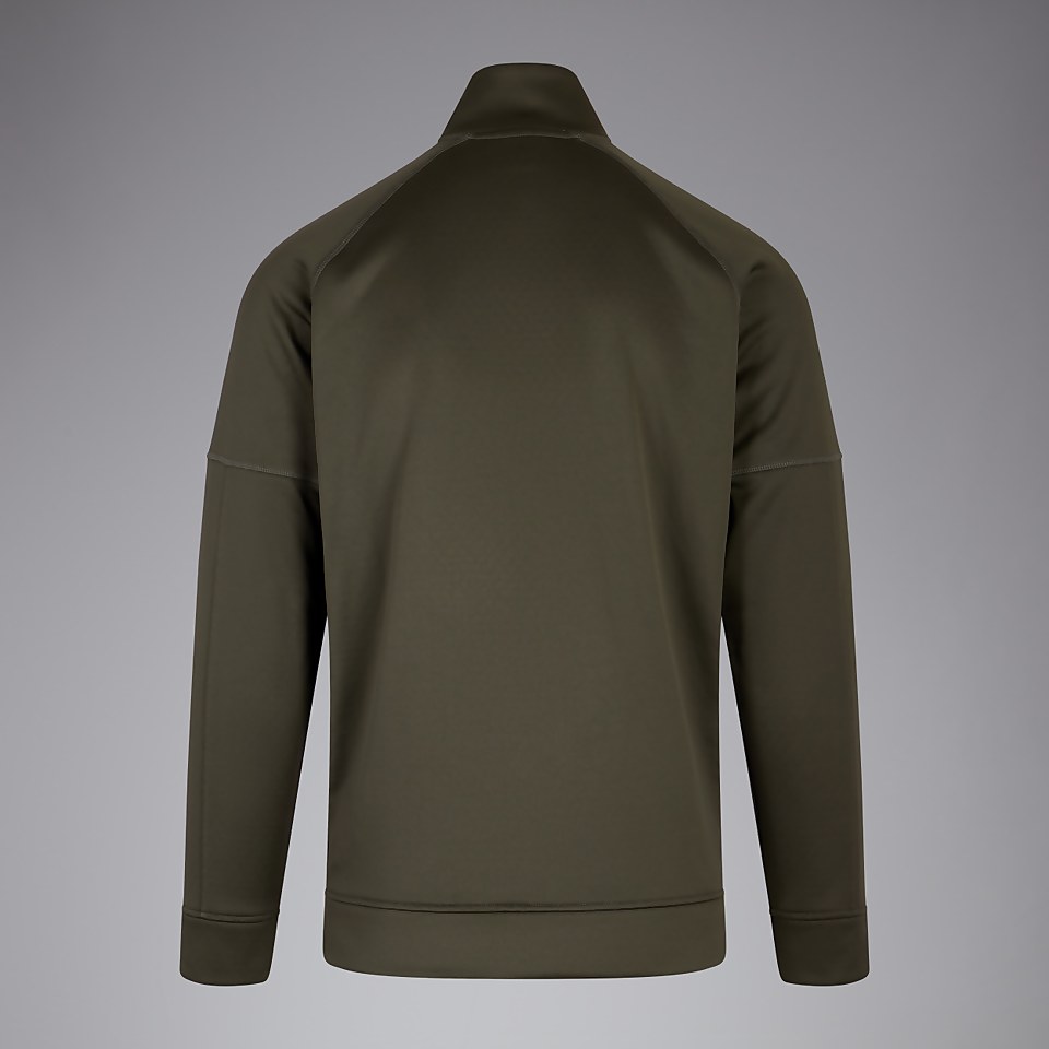 MENS 1/2 ZIP THERMOREG FLEECE GREEN
