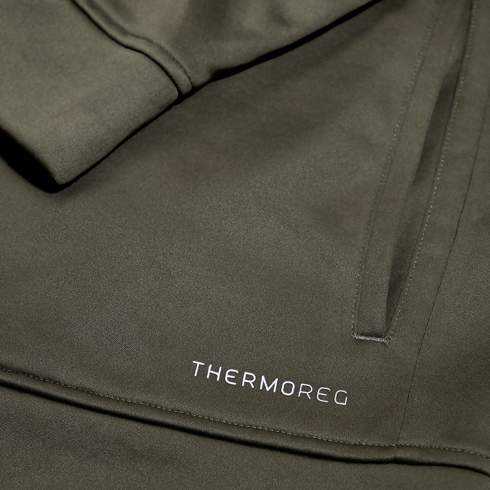 MENS 1/2 ZIP THERMOREG FLEECE GREEN