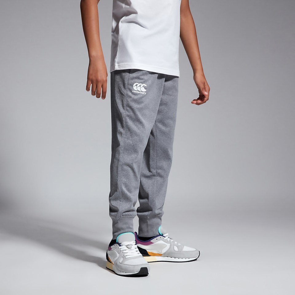 JUNIOR UNISEX LIGHTWEIGHT FLEECE JOGGER GREY MARL