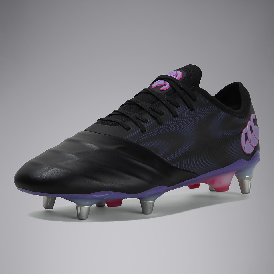 ADULT UNISEX PHOENIX GENESIS ELITE SOFT GROUND BOOTS BLACK/PURPLE