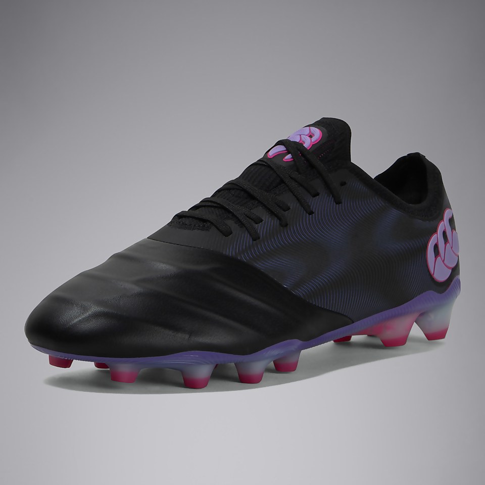 ADULT UNISEX PHOENIX GENESIS ELITE FIRM GROUND BOOTS BLACK/PURPLE