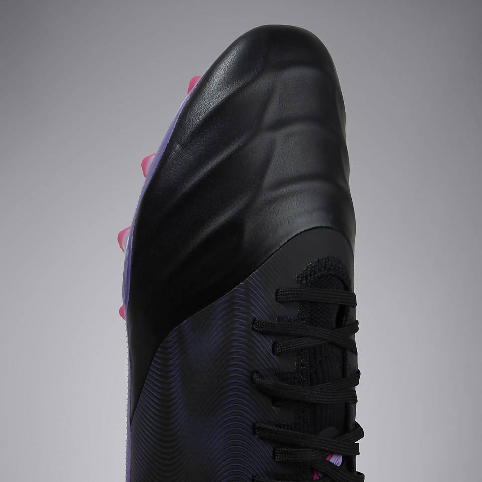 ADULT UNISEX PHOENIX GENESIS ELITE FIRM GROUND BOOTS BLACK/PURPLE