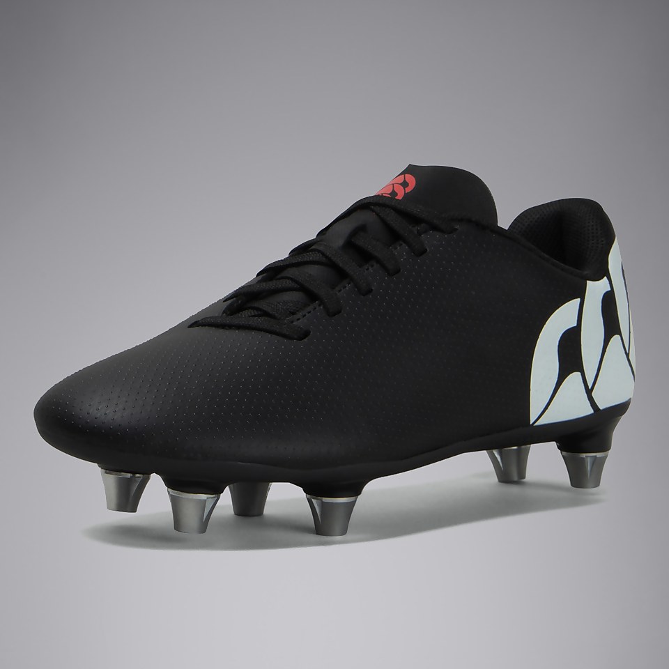 JUNIOR UNISEX SPEED RAZENIOR SOFT GROUND BOOTS BLACK/WHITE