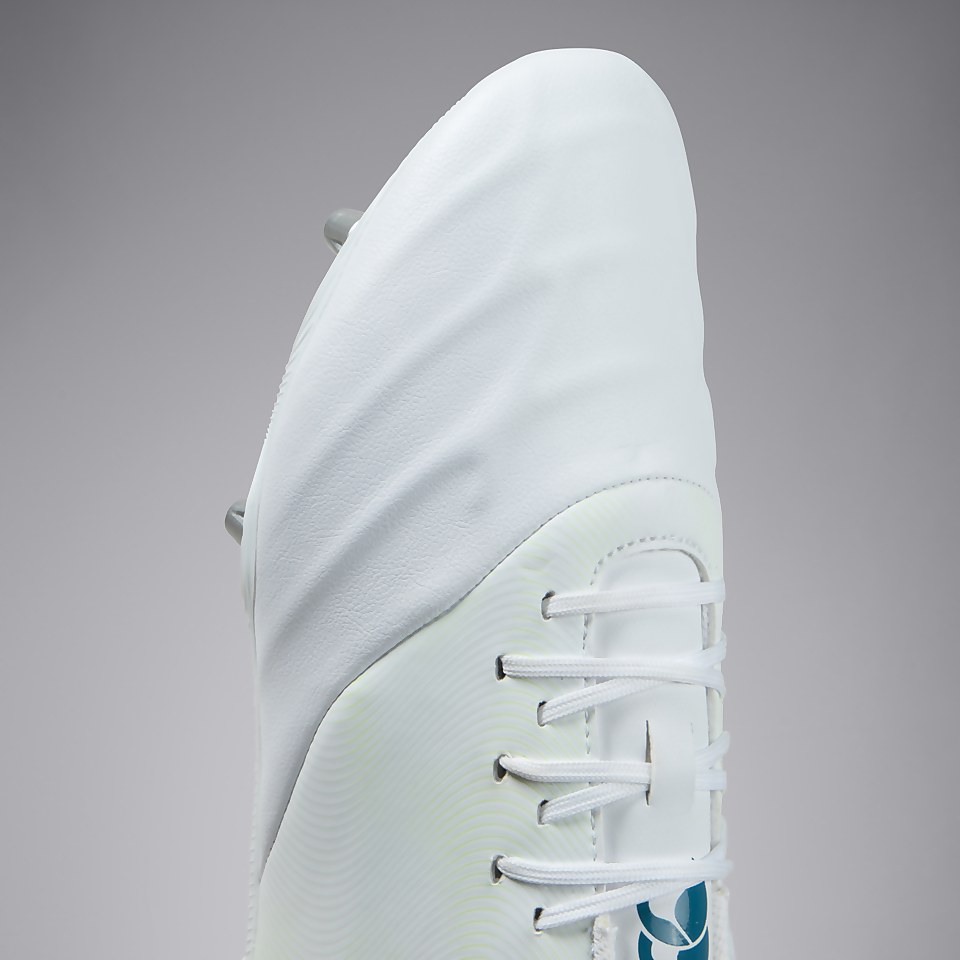ADULT UNISEX PHOENIX GENESIS TEAM SOFT GROUND BOOTS WHITE/YELLOW