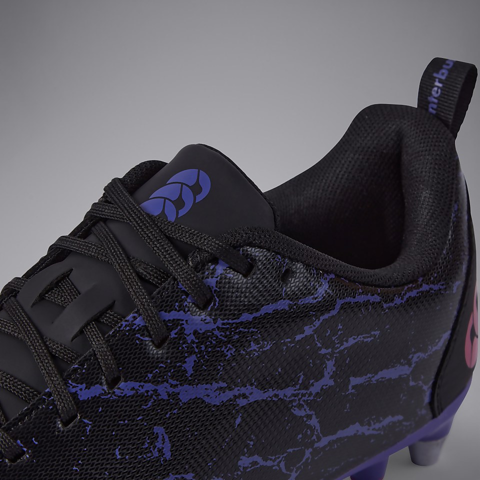 ADULT UNISEX STAMPEDE TEAM SOFT GROUND BOOTS BLACK/PURPLE