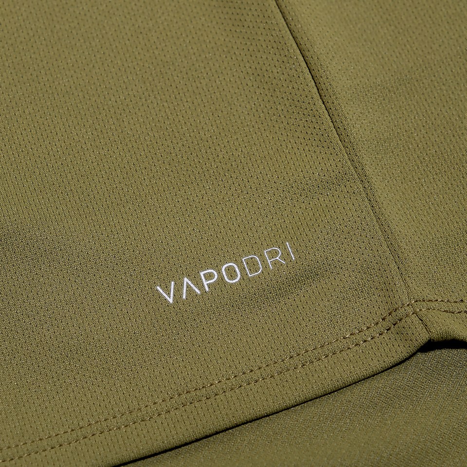 MENS CORE VAPODRI LARGE LOGO TEE GREEN
