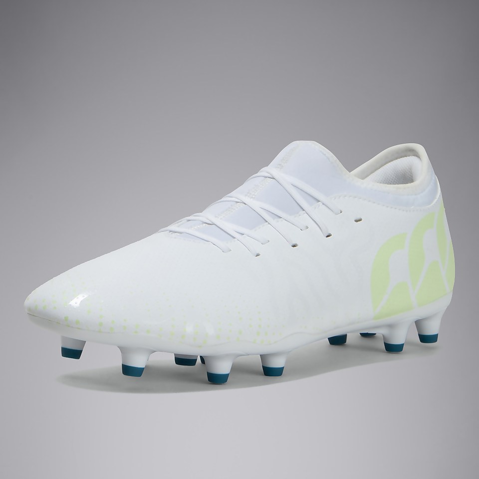 ADULT UNISEX SPEED INFINITE TEAM FIRM GROUND BOOTS WHITE/YELLOW