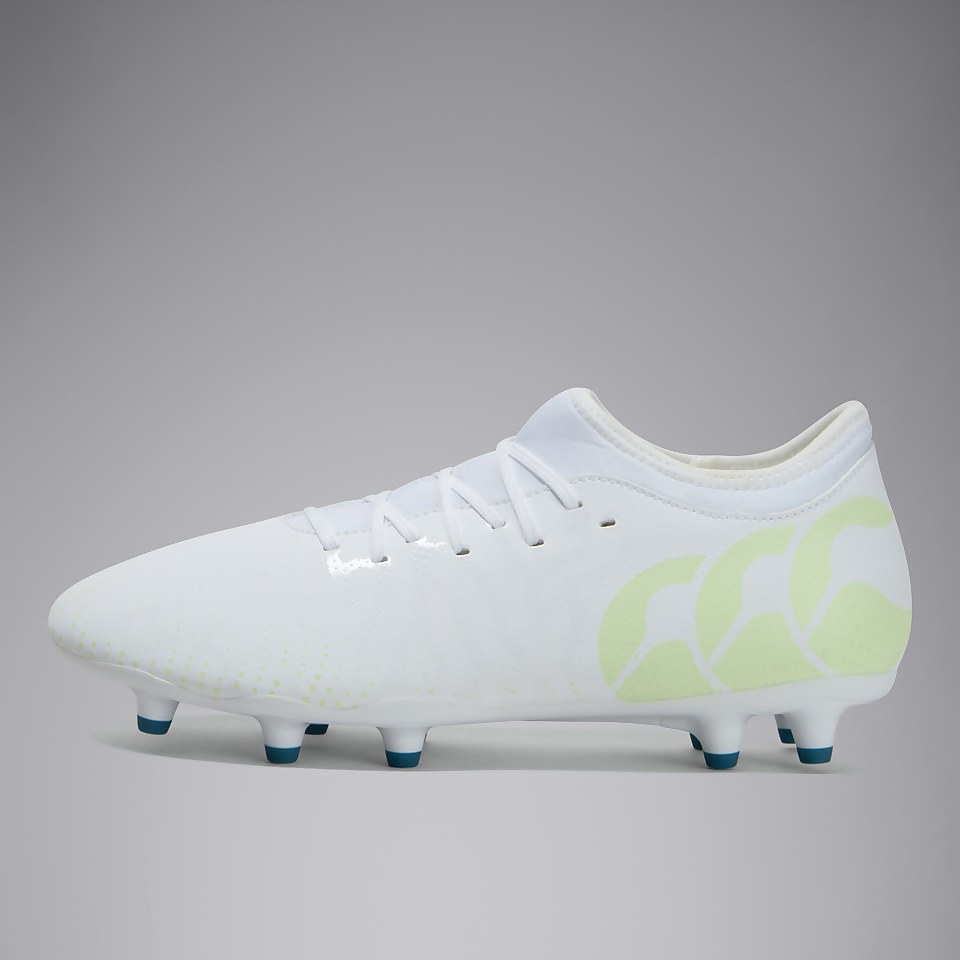 ADULT UNISEX SPEED INFINITE TEAM FIRM GROUND BOOTS WHITE/YELLOW