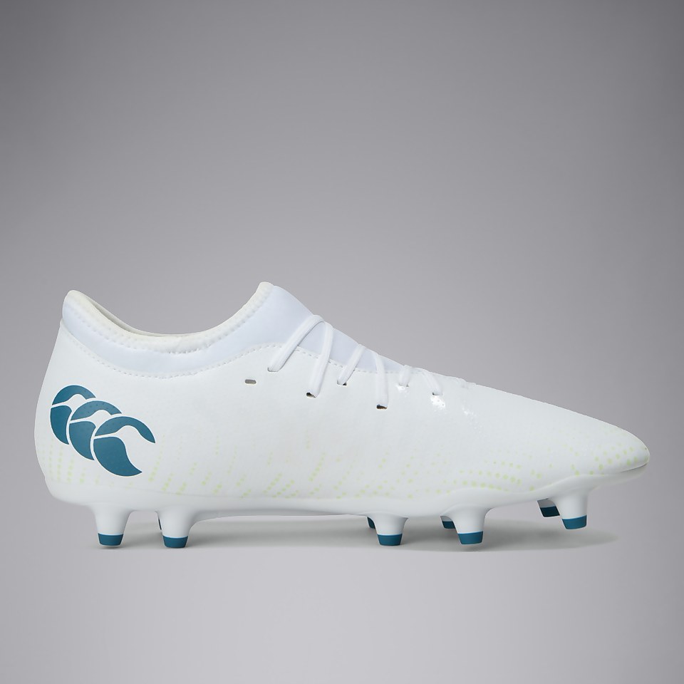 ADULT UNISEX SPEED INFINITE TEAM FIRM GROUND BOOTS WHITE/YELLOW