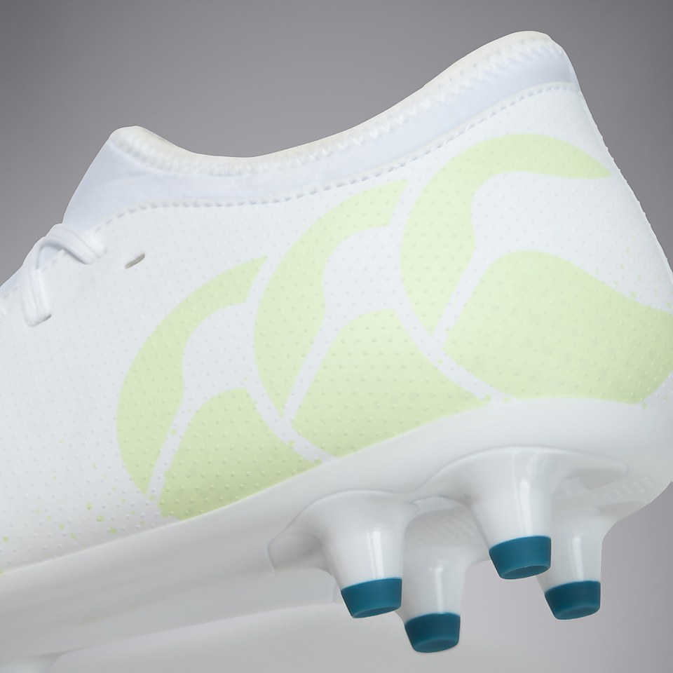 ADULT UNISEX SPEED INFINITE TEAM FIRM GROUND BOOTS WHITE/YELLOW