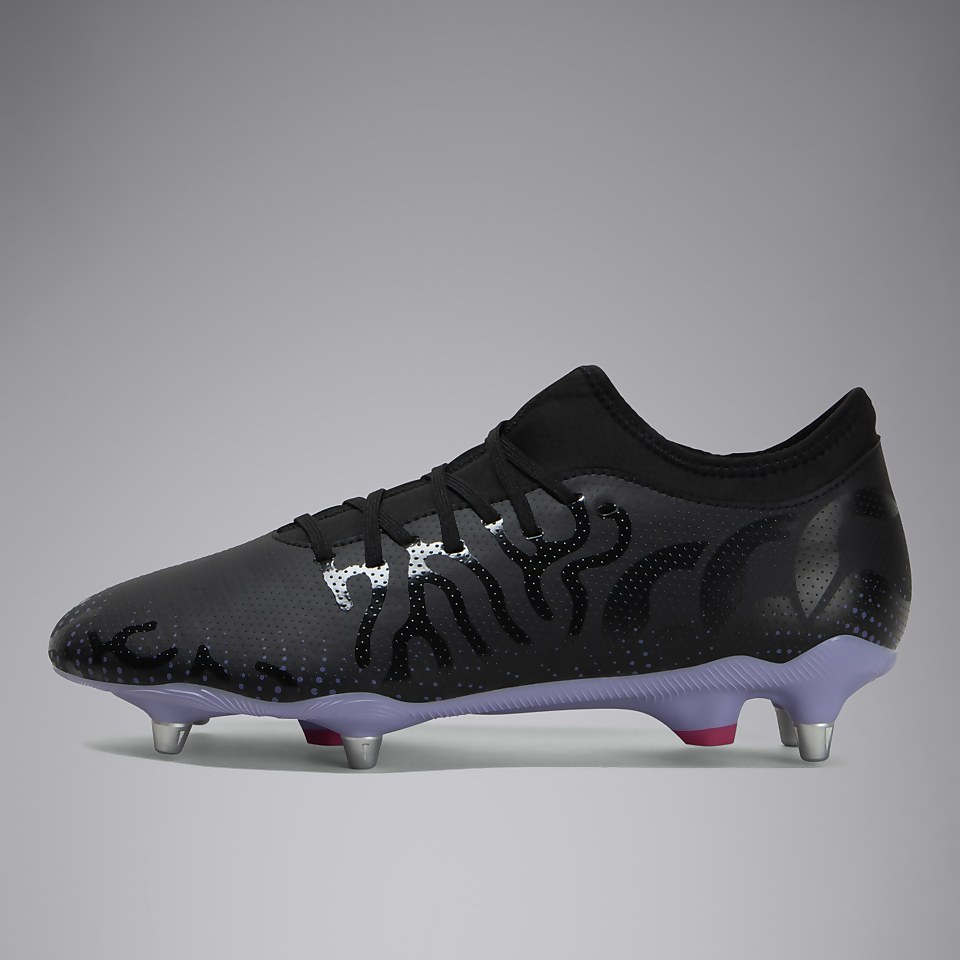ADULT UNISEX SPEED INFINITE TEAM SOFT GROUND BOOTS BLACK/PURPLE