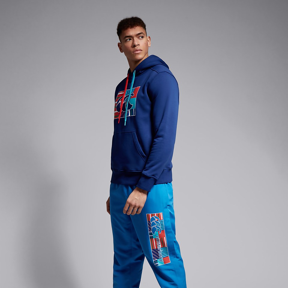 MENS UGLIES OVERHEAD HOODY BLUE