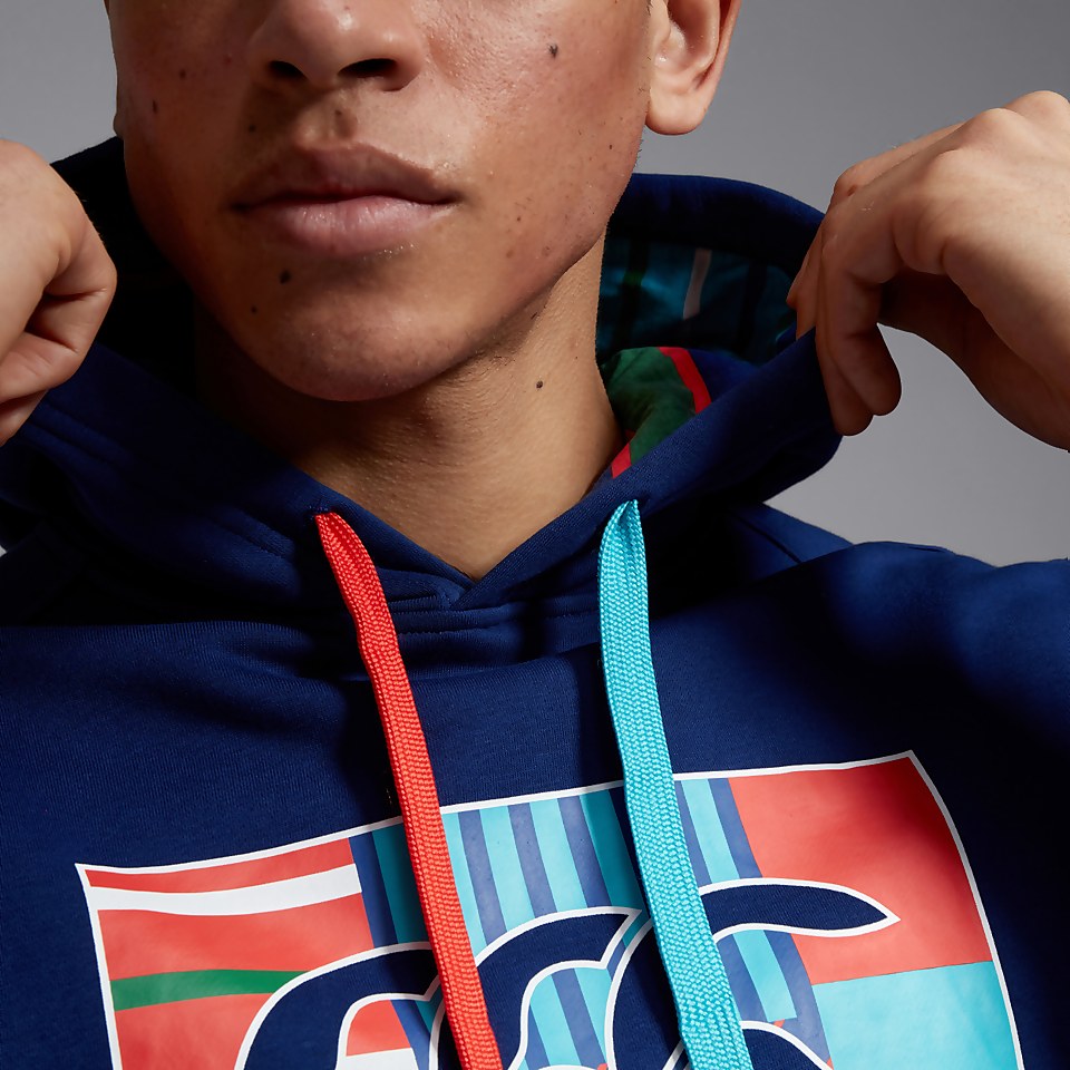 MENS UGLIES OVERHEAD HOODY BLUE