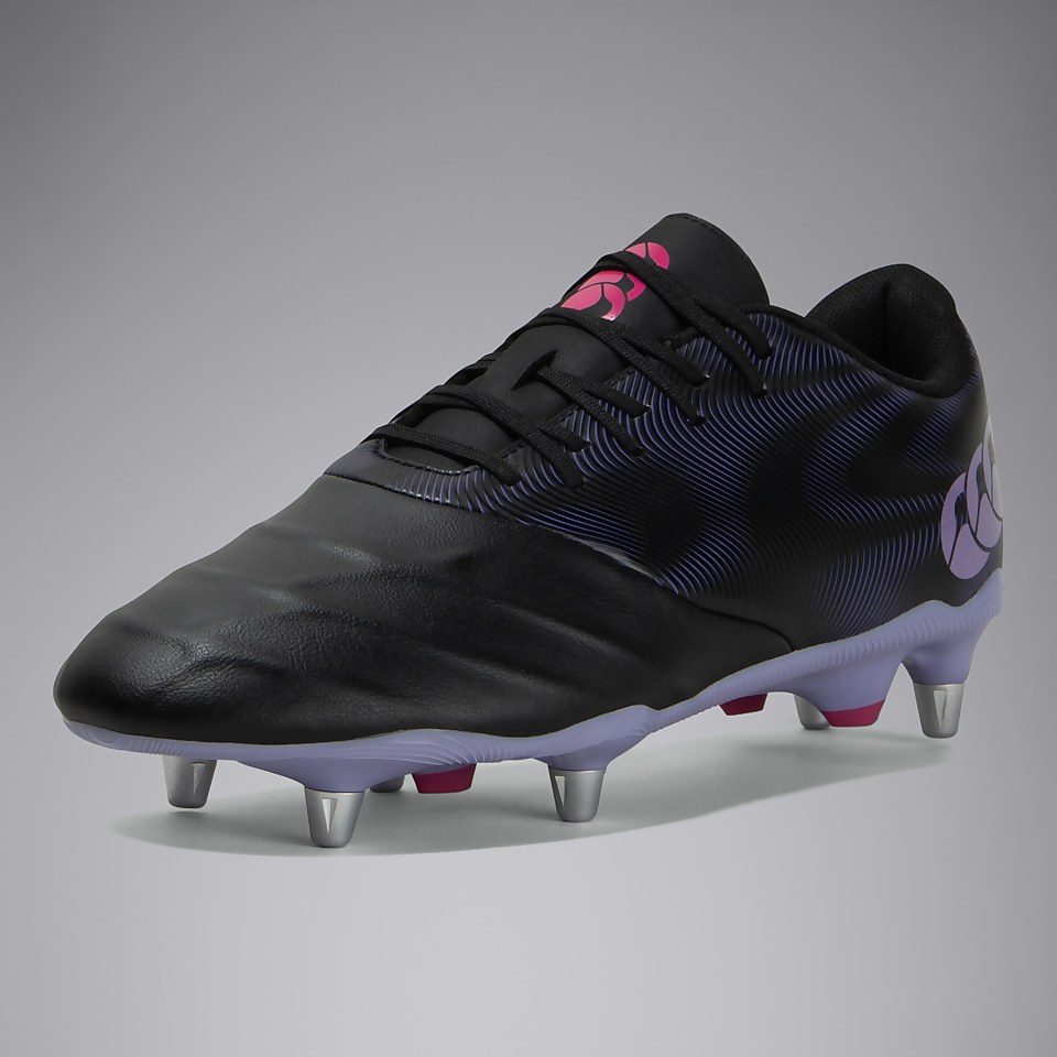 ADULT UNISEX PHOENIX GENESIS TEAM SOFT GROUND BOOTS BLACK/PURPLE