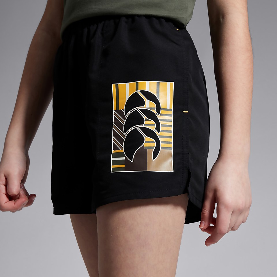 JUNIOR UNISEX UGLIES TACTIC 4.5" SHORTS BLACK