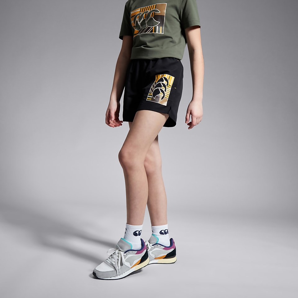 JUNIOR UNISEX UGLIES TACTIC 4.5" SHORTS BLACK