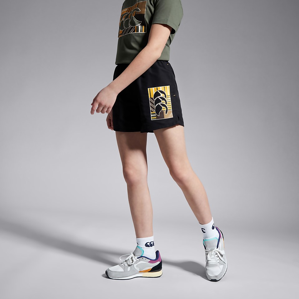 JUNIOR UNISEX UGLIES TACTIC 4.5" SHORTS BLACK