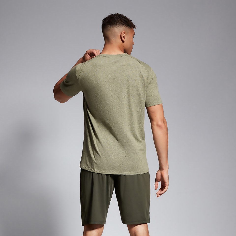 MENS COTTON/POLY TRAINING TEE GREEN