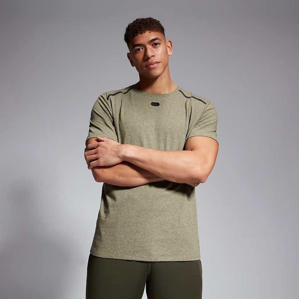 MENS COTTON/POLY TRAINING TEE GREEN