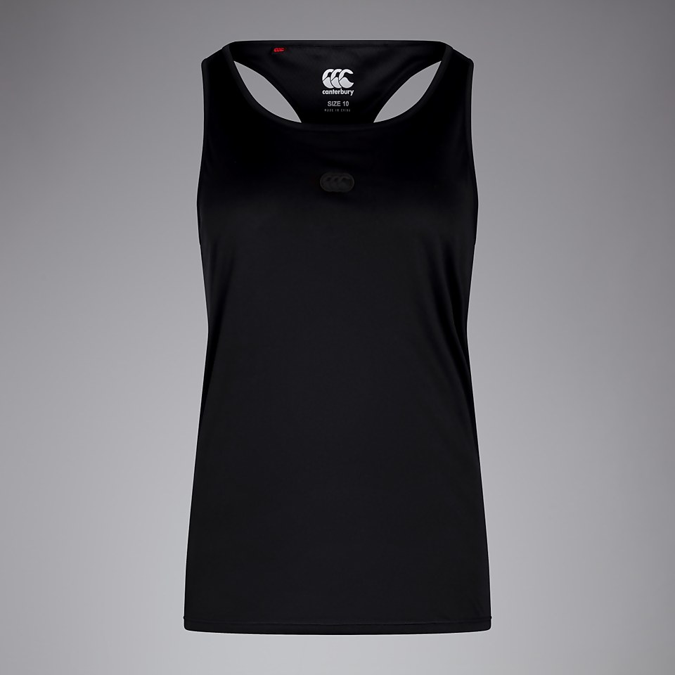WOMENS VAPODRI SUPERLIGHT RACERBACK VEST BLACK