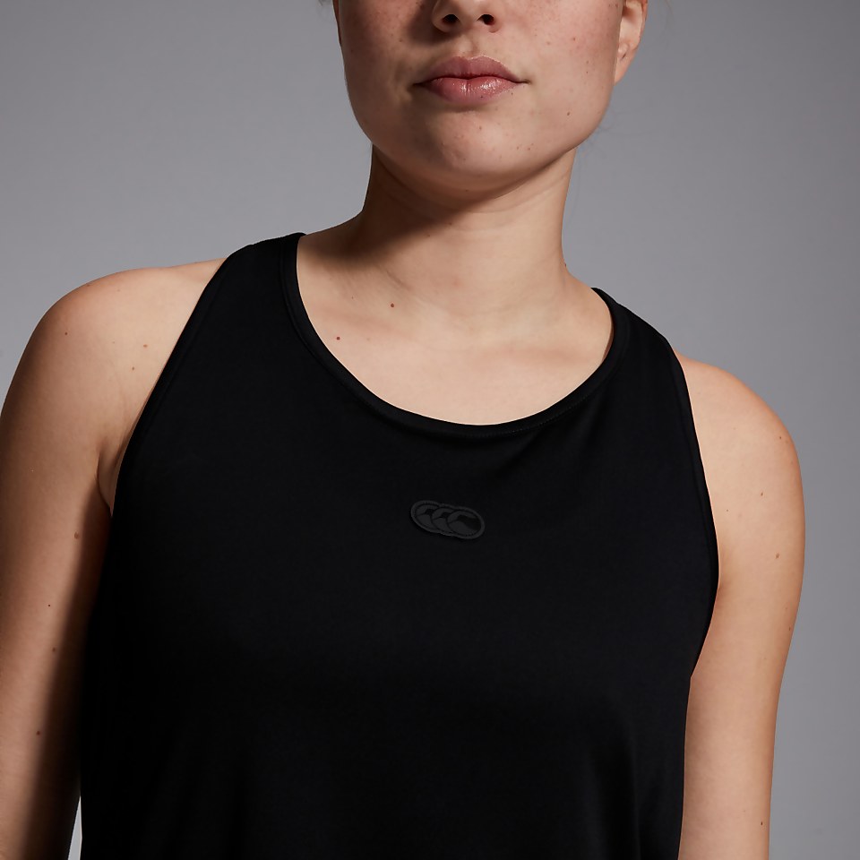 WOMENS VAPODRI SUPERLIGHT RACERBACK VEST BLACK