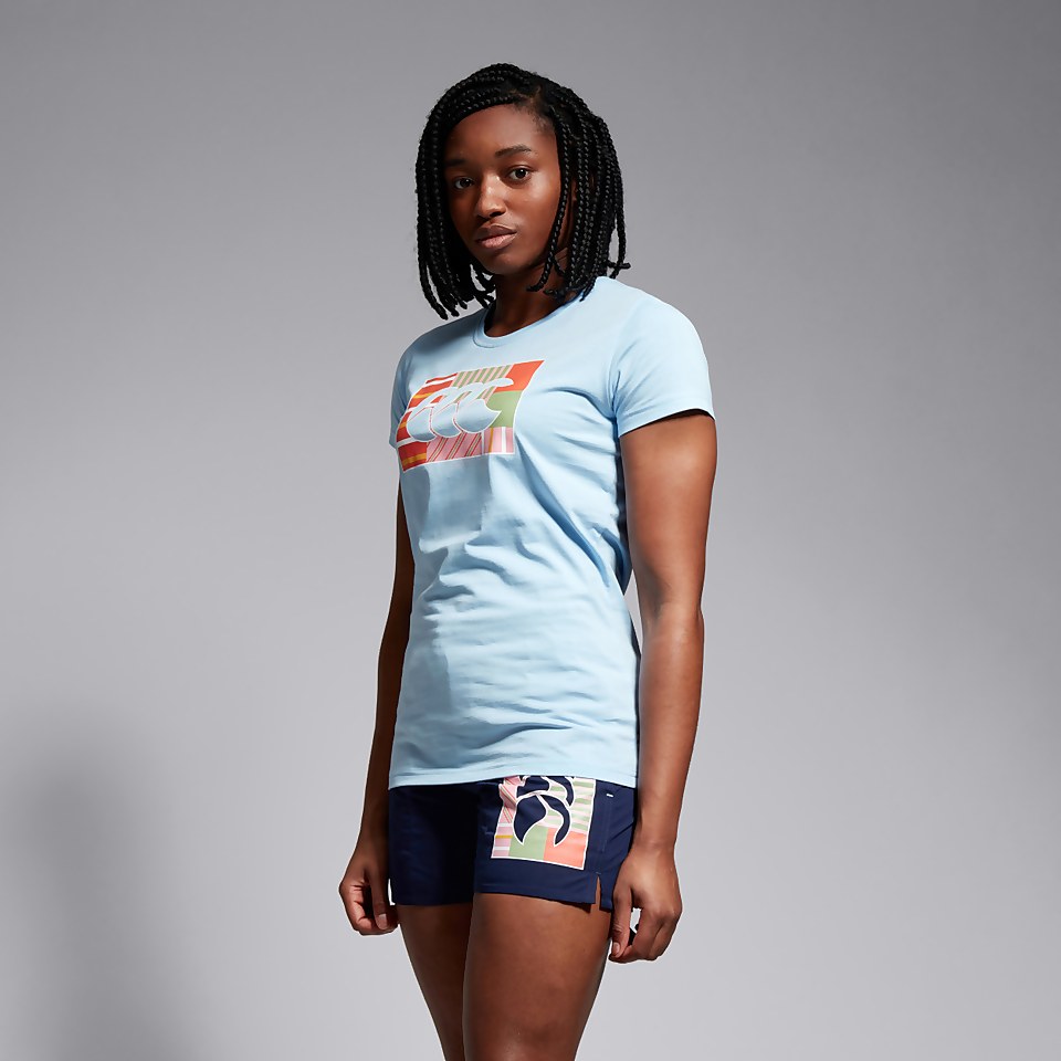 WOMENS UGLIES TEE BLUE
