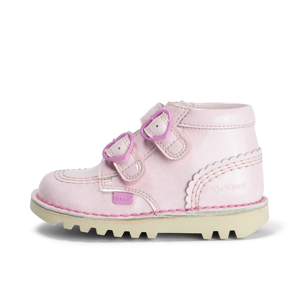 Infant Girls Kick Hi Vel Love Patent Leather Pink