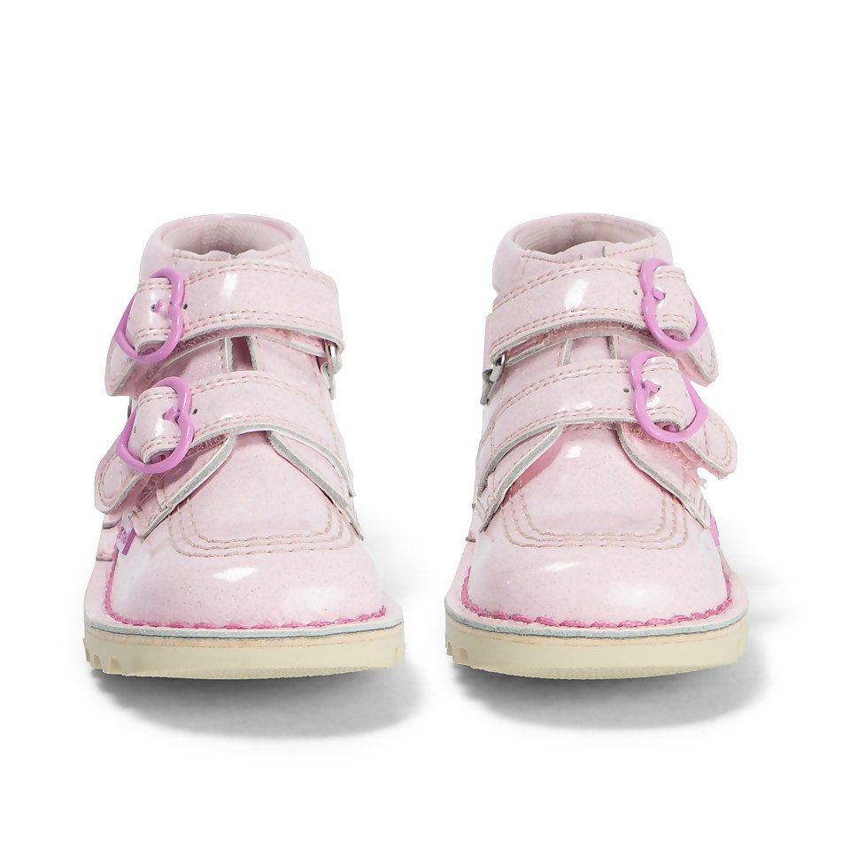 Infant Girls Kick Hi Vel Love Patent Leather Pink
