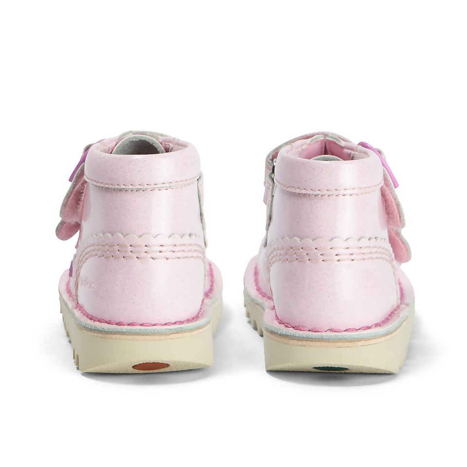 Infant Girls Kick Hi Vel Love Patent Leather Pink