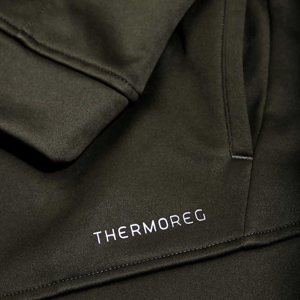 JUNIOR UNISEX 1/2 ZIP THERMOREG FLEECE GREEN