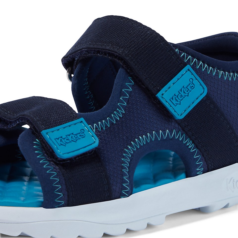 Junior Boys Kickster Sandal Navy