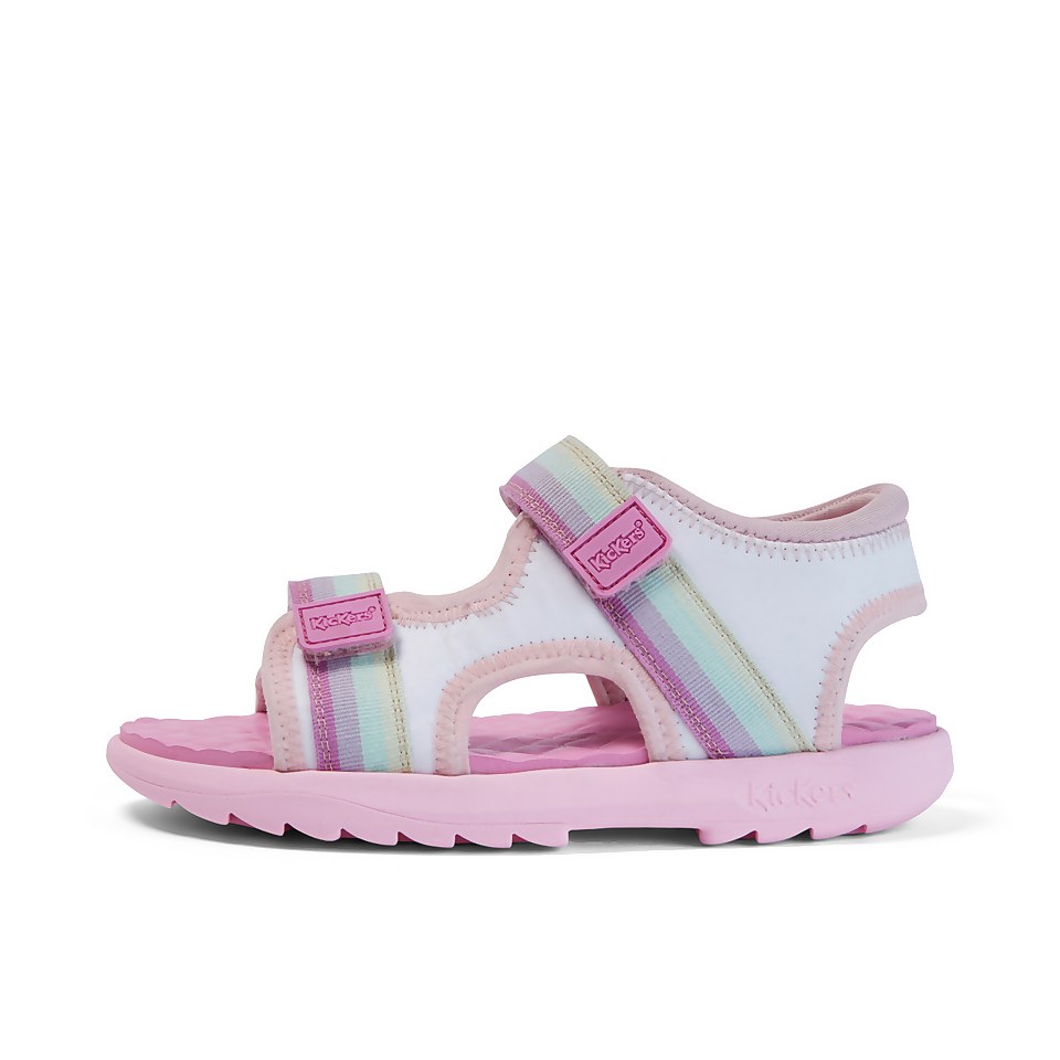 Junior Girls Kickster Sandal White